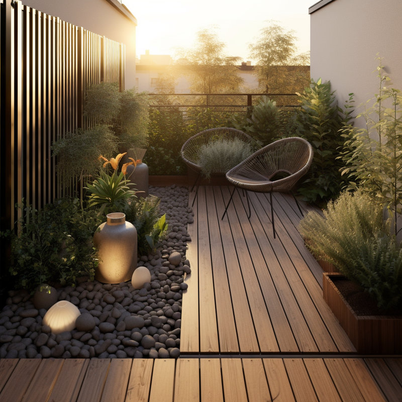 6 pierres de rivière LBS, pierres de jardin décoratives pour l'aménagement paysager des plantes, Noir