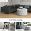 Grey Button - Comfortable And Functional For Living Areas Can Serve As Footrest, Coffee Table, Stool Supports 264 Lbs Load Stool. Seating. Versatile Usage In Various Rooms. Weight Capacity. 31.5"