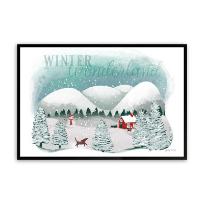 Rustic Winter Wonderland, reproduction encadrée