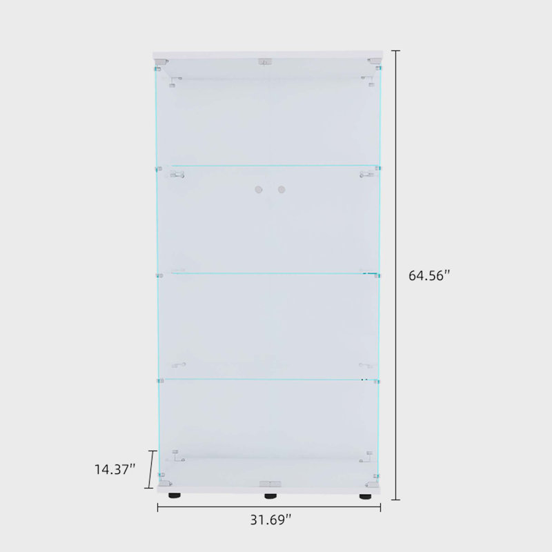H 64,56 po x l 31,69 po, blanc