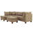 Upholstered L-Shaped Sectional Reversible-24748815