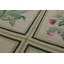 Tapis traditionnel ivoire en laine tissé à la main 6 x 9