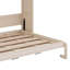 Lit escamotable double avec armoires de rangement