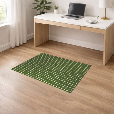 Tapis de bureau léger Check