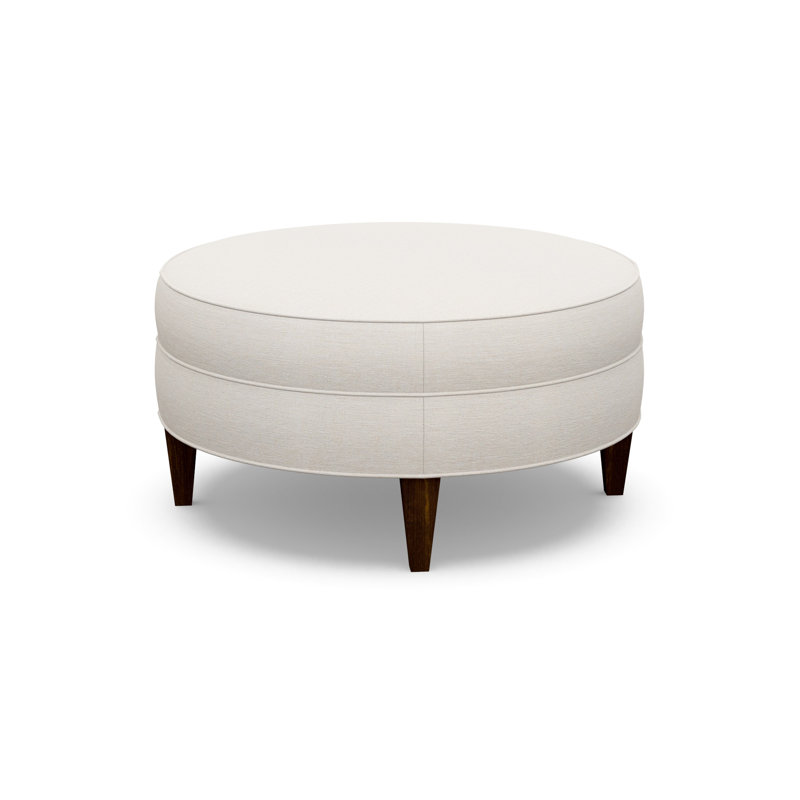 Round Ottoman, 9637-49, Walnut