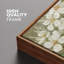 "Elegant White Blossoms and Wheat Botanical Branch", reproduction d'art encadrée-879999027-879999029