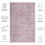 Tapis oriental gris / rouille-642446070