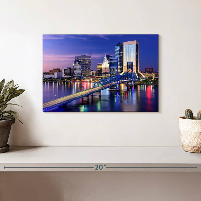 Paysage urbain Sirci Jacksonville, H 8 po x l 12 po