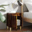 Spalding Bed Cabinet with Solid Wood Legs 40x30x50 cm-891934764