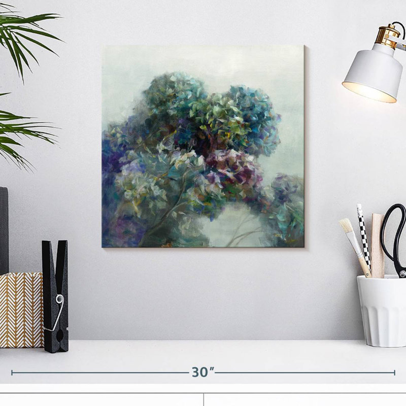 Hortensia abstrait Harnek, H 16 po x l 16 po