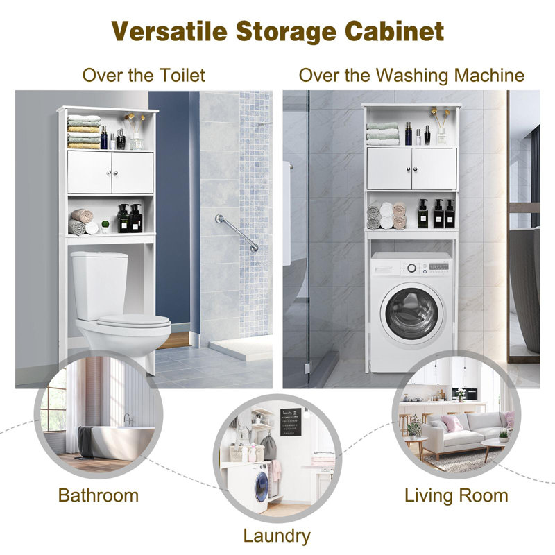 Rangement autoportant au-dessus de la toilette Enolia