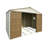Woodbridge Plus 10.5 ft. W x 8 ft. D Plastic Storage Shed