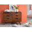 Malmö 2 Solid Wood 90 cm W Chest of 6 Drawers