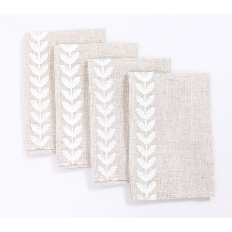 Serviette Edison Park, Blanc