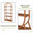 Versatile Display Rack,5-Tier Bookshelf,Compact Arched Bookcase