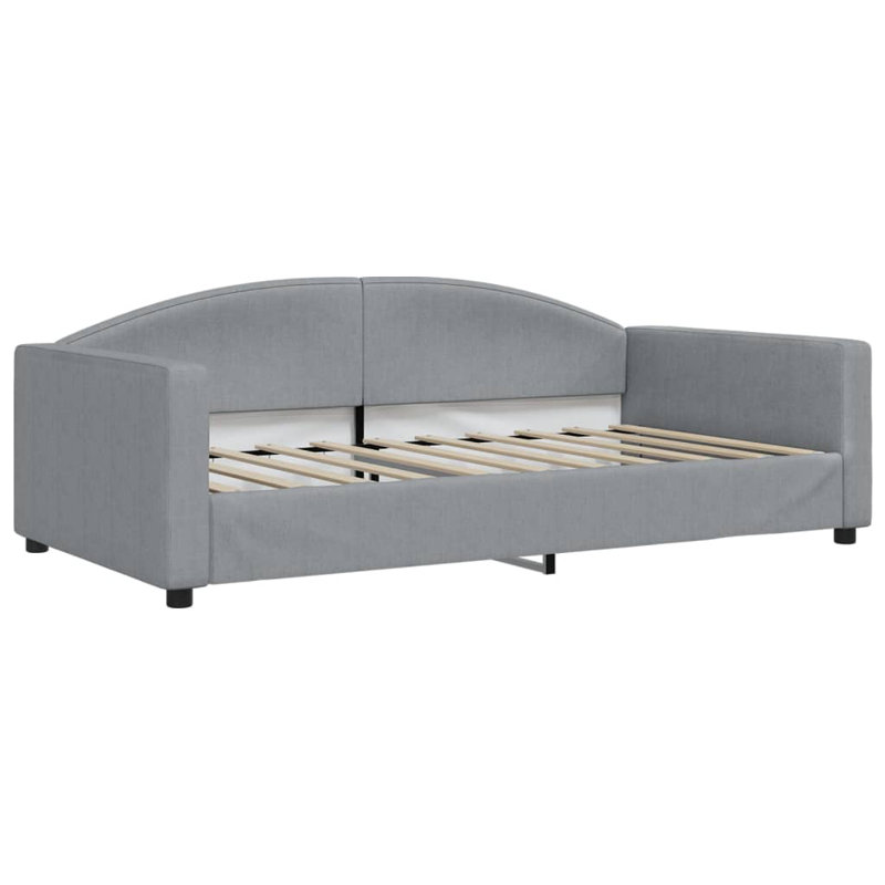 Angla Upholstered Daybed, Light Gray