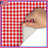 Red White Gingham Pattern Bath Mat-544868991