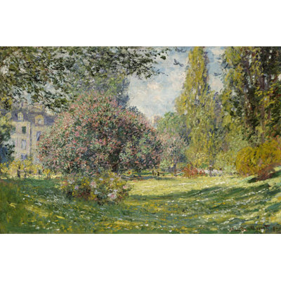 " The Parc Monceau " by Claude Monet