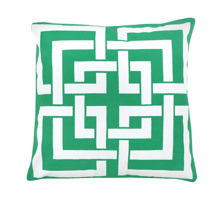 Coussin Zaira, Vert