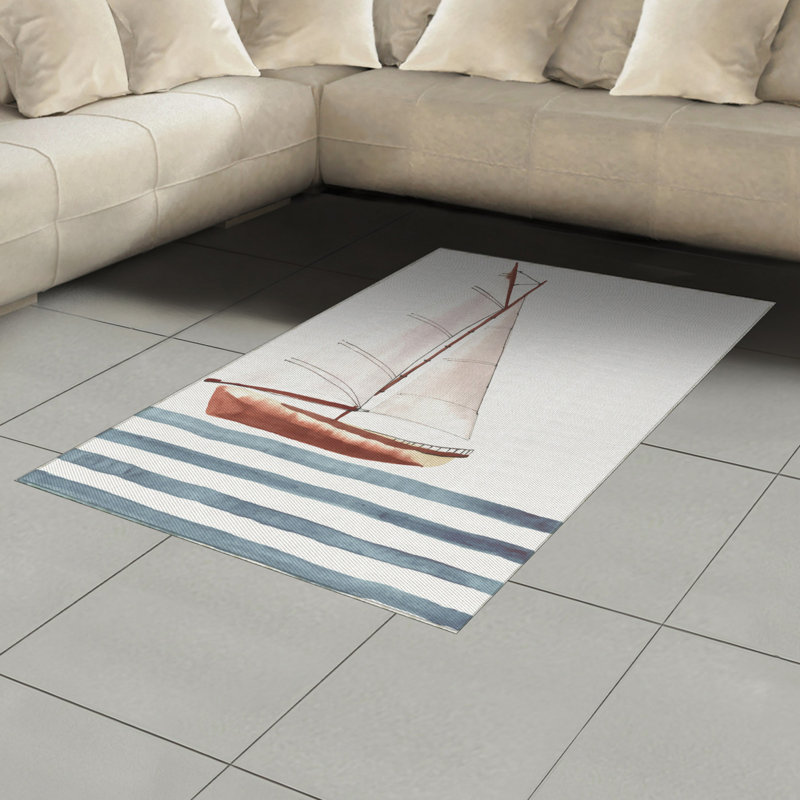 Saying High Density Long Fiber Poly Threads Decorative Area Rug Carpet, Rectangle 4' x 5'8"