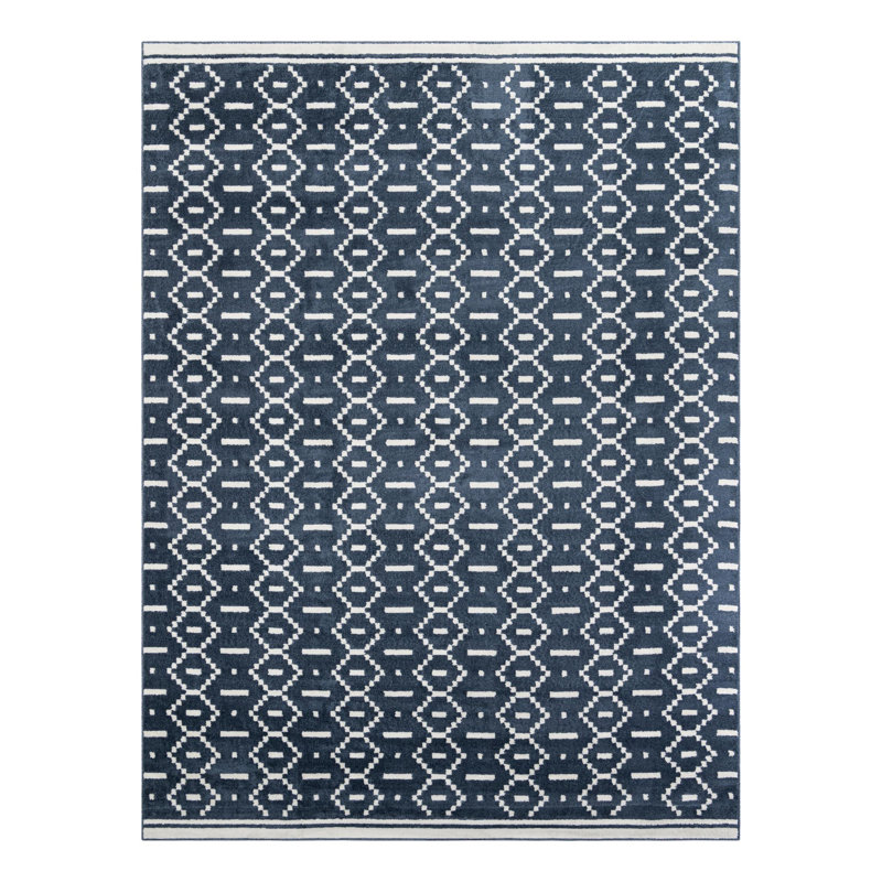 Latitude Run® Begna Nikolis Rug Blue, Rectangle 10' x 13'1"