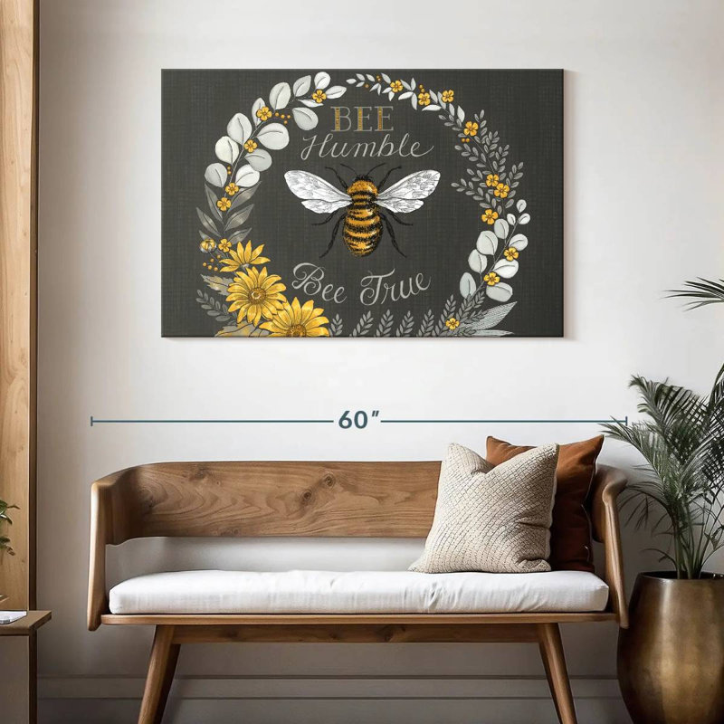 Brampt Bee Humble Bee True, 30" H x 45" W