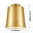 Luminaire suspendu conique 1 lumière-71737945-71737943-25617243