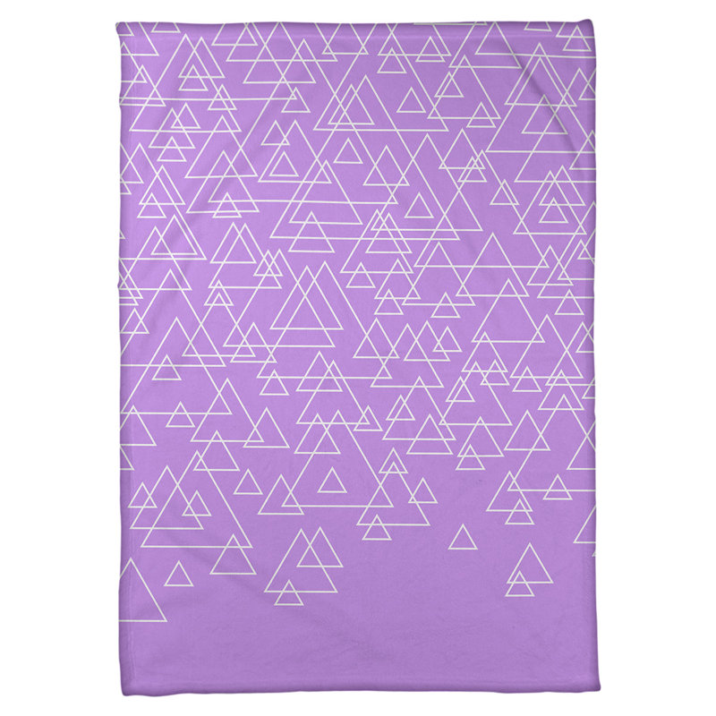 Couverture polaire Katelyn Elizabeth, L 52,5 po x L 62,5 po, Mauve