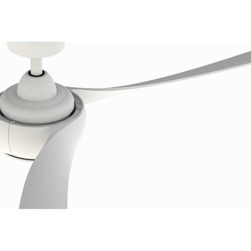 Wrap Custom Indoor/Outdoor Ceiling Fan DC Motor- Matte White, Matte White
