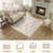 Washable Floral Boho Area Rug Modern with Non-Slip Backing for Living Room Bedroom-Pink-869821755-863149438