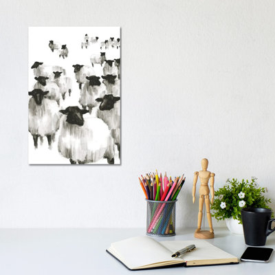 Counting Sheep I by Ethan Harper - Wrapped Canvas Gallery-Wrapped Canvas Giclée