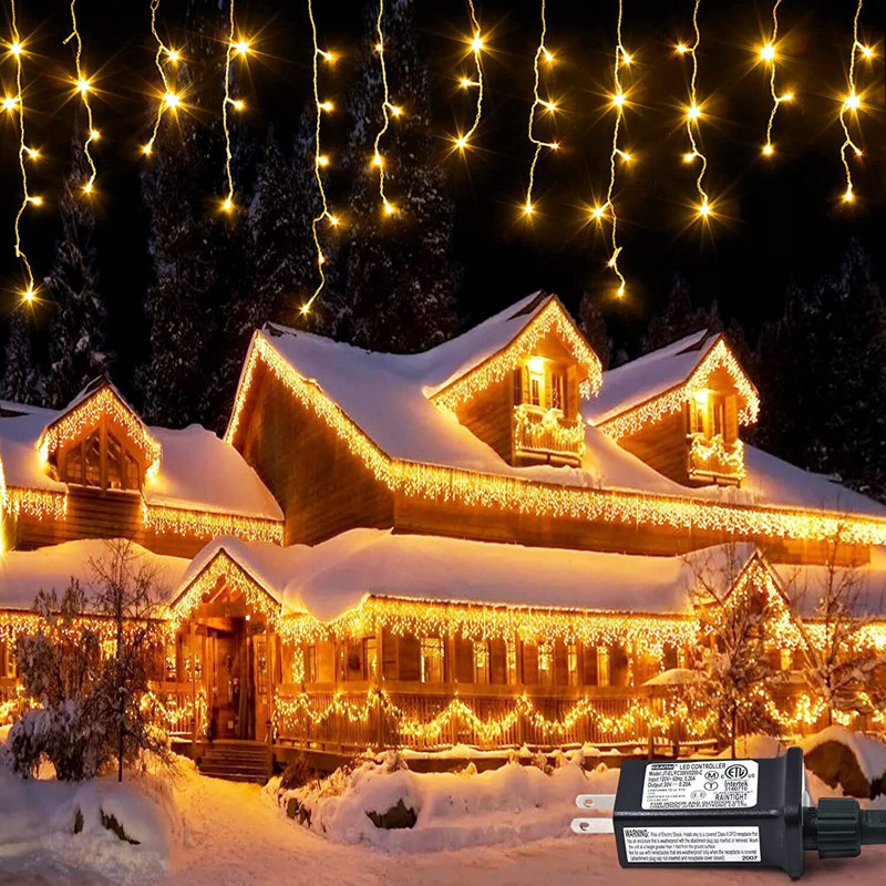 Guirlande de lumières à brancher, Blanc chaud