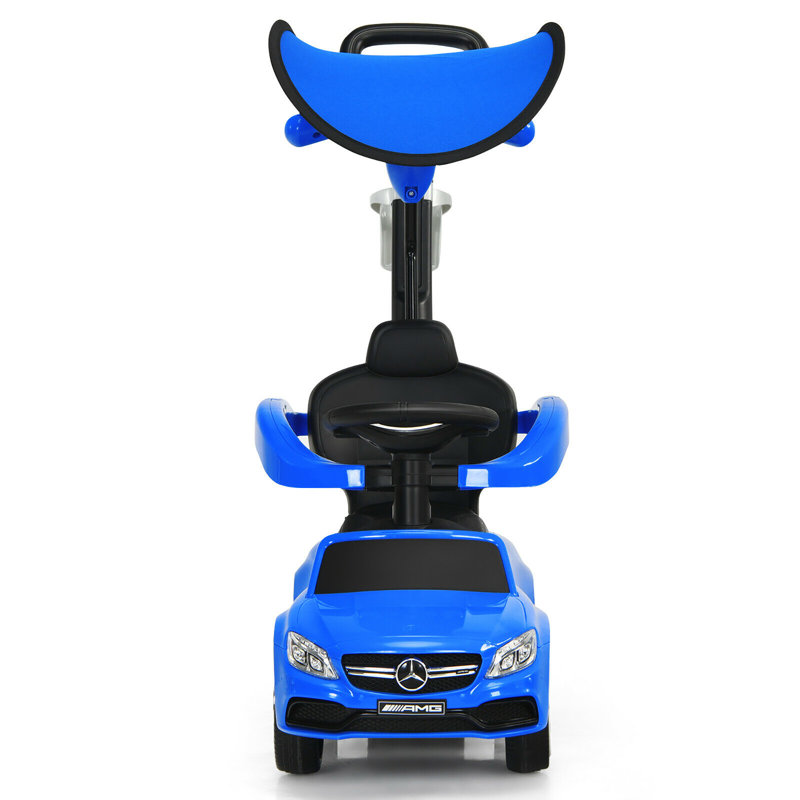 Costway 1 Seater Push/Pull Ride On, Blue