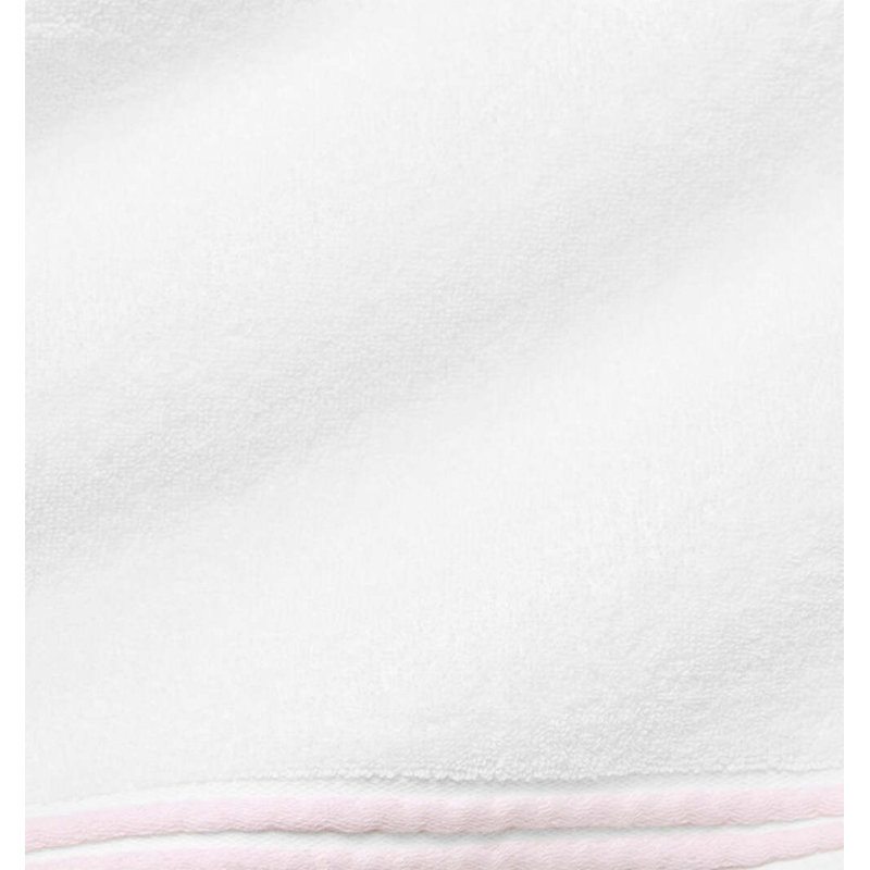 Aura Washcloth, White/Pink