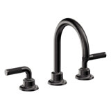 Descanso 8" Widespread Lavatory Faucet with Knurled Handle and ZeroDrain