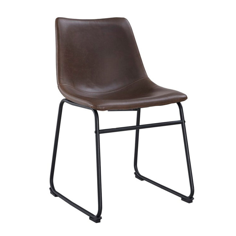 Cilurso Upholstered Side Chair, Brown
