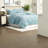 Luxury Faux Fur Bedding Sets, Teal Blue Polyester Comforter For Home