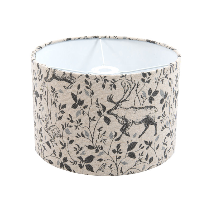 18cm H Cotton/Polyester Drum Pendant Shade ( Screw On )