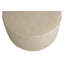 Sara 60cm Wide Round Solid Colour Pouffe Ottoman