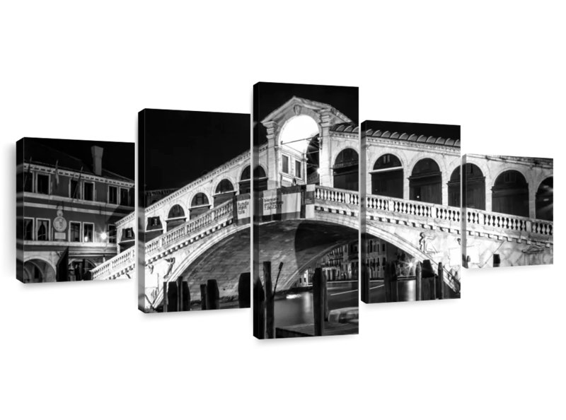 Rialto Bridge At Night