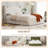 Upholstered Platform Bed Frame With 4 Plastic Storage Drawers, Soft Corduroy Fabric, Sturdy Wood And Metal Construction, No Box Spring Required, Easy Assembly-1666410786-1666410780