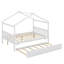 Lit double en bois avec lit gigogne simple-150070280