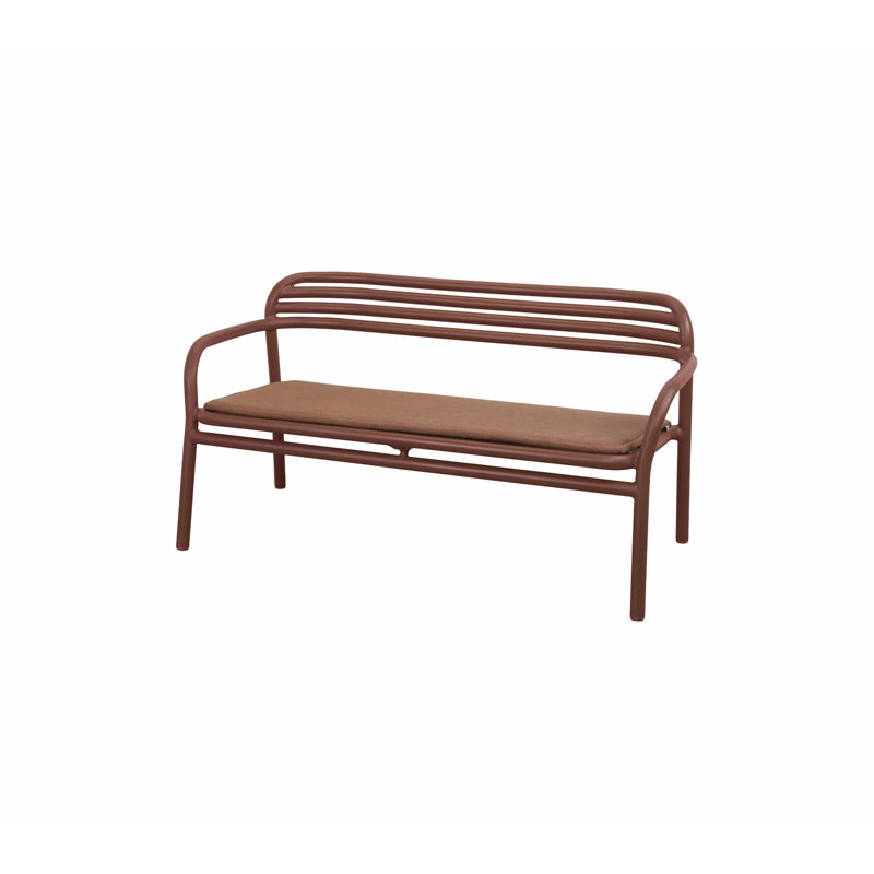 Bliss Sofa With Seat Cushion, Cane-line Delight Desert Red, Desert Red