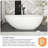 x Freestanding Soaking Plastic / Acrylic Bathtub