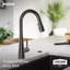 Robinet de cuisine à poignée simple rétractable élégant avec technologies Power Boost et Duralock Moen-40806720