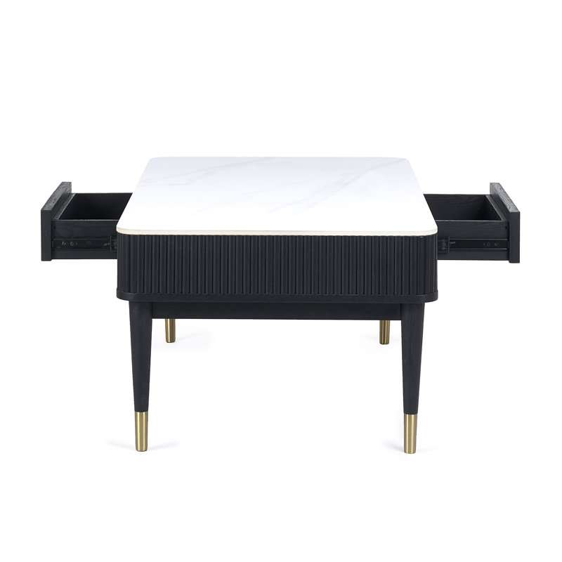 Auman Four Leg Coffee Table with Storage