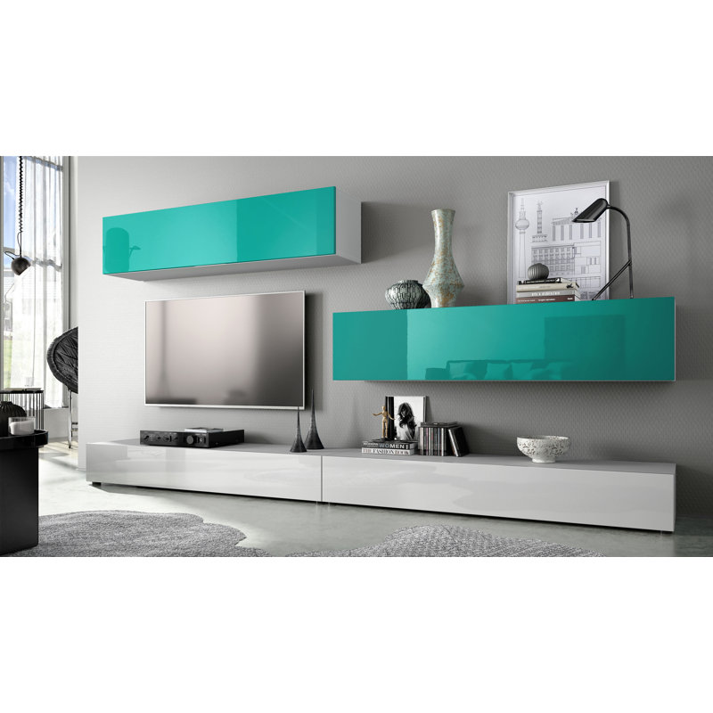 Mcgaha Unfinished Entertainment Centre, Petrol/White