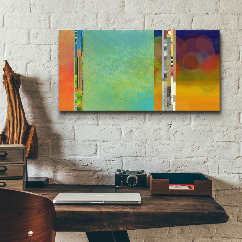 «Nighttime One» par Jan Weiss, art mural en verre acrylique, H 12 po x l 24 po