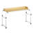 Overbed Table with Wheels, Rolling Over-the-Bed Laptop Desk with Raised Baffle-1966241079-1966241078