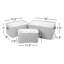Ensemble de 3 paniers en tissu-2043450891